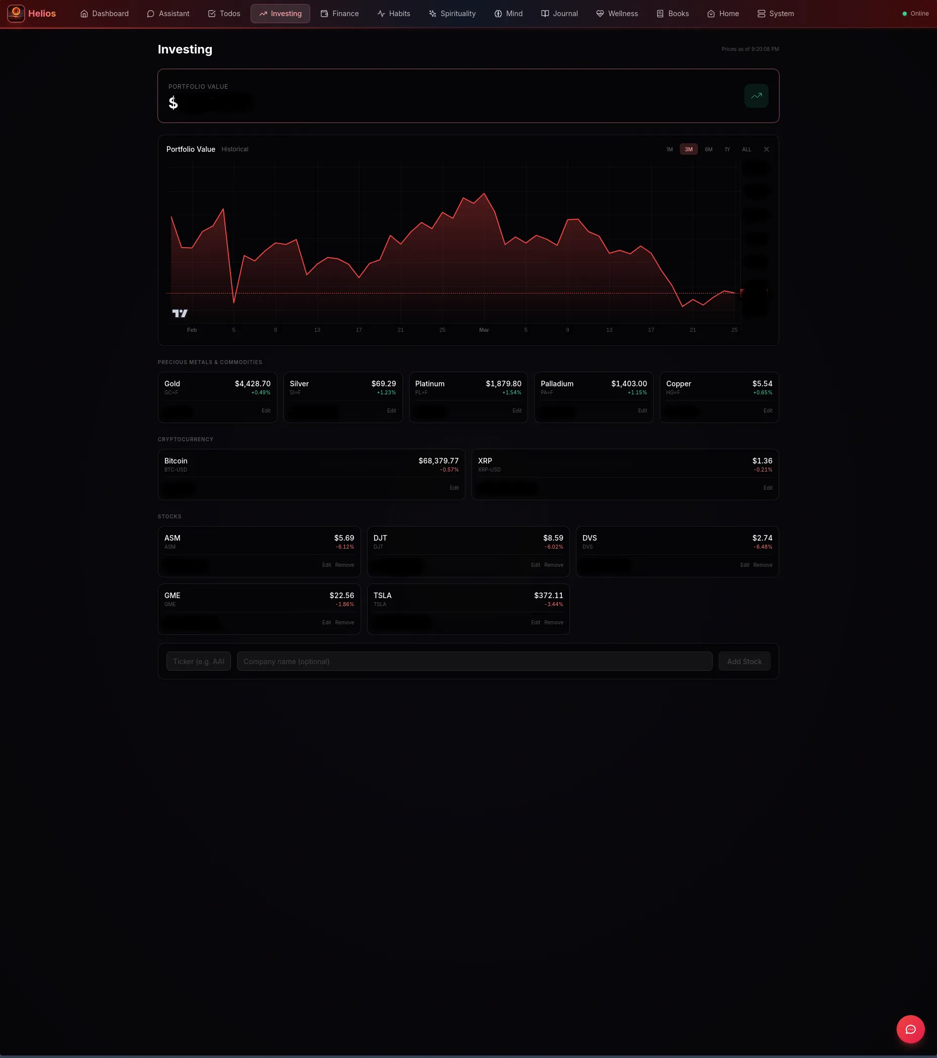 Investment Tracker