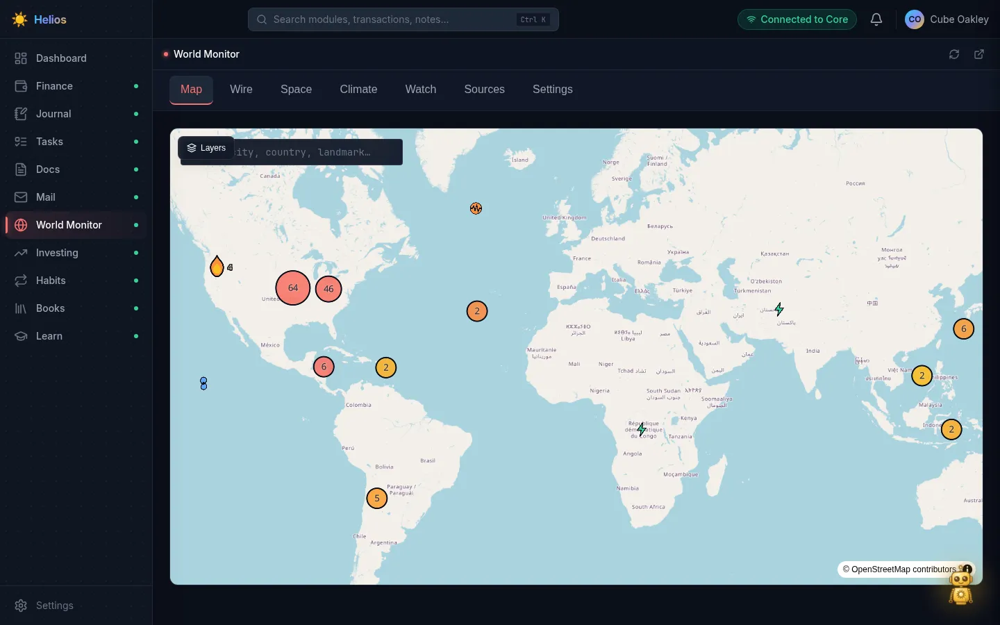 World monitor